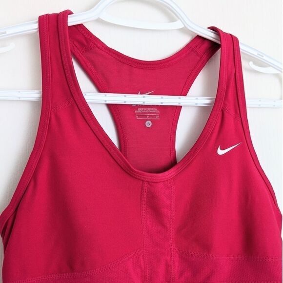 Nike dri fit tank top pink size small @B5 - Picture 2 of 5